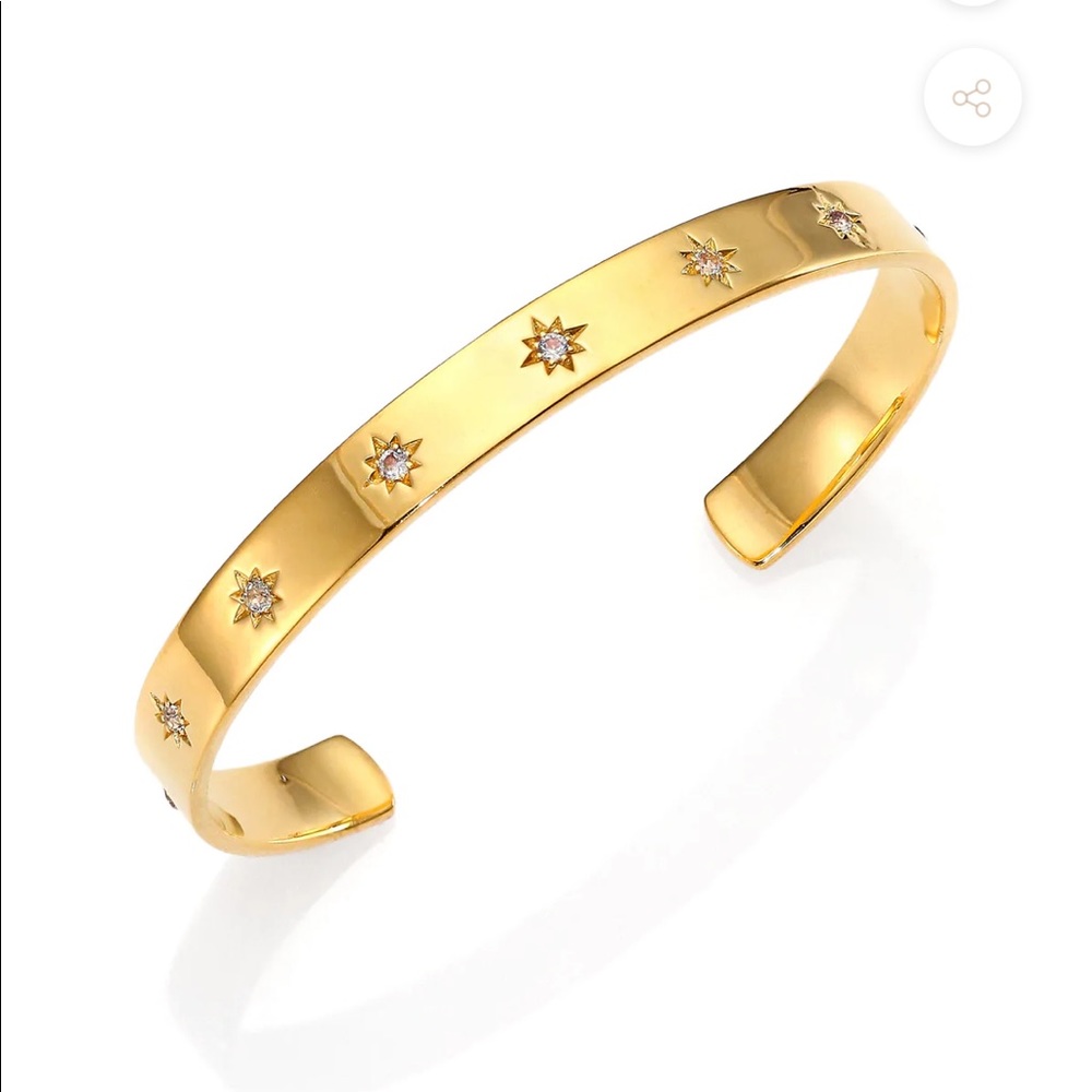 ELIZABETH AND JAMES BALTIC CUFF BRACELET WITH WHITE TOPAZ